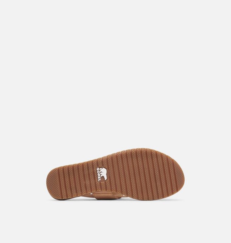 Sorel Dam Sandaler Beige - Ella™ Flip Flat - BJG-205693